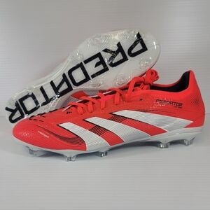 Adidas Predator Pro FG Red/White Soccer Cleats Mens ID3856 New